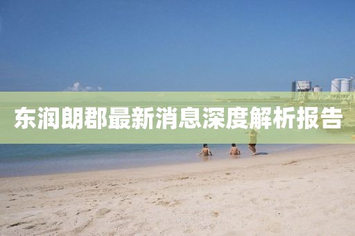 東潤朗郡最新消息深度解析報(bào)告