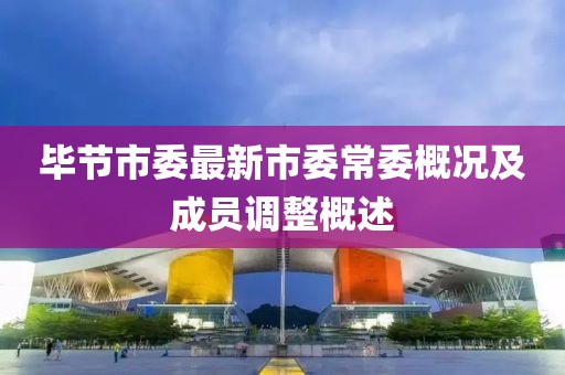 畢節(jié)市委最新市委常委概況及成員調(diào)整概述