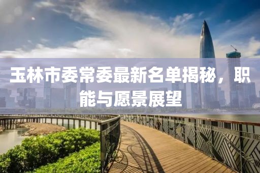 玉林市委常委最新名單揭秘，職能與愿景展望