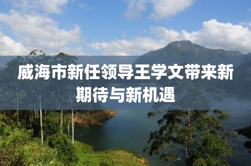威海市新任領(lǐng)導(dǎo)王學(xué)文帶來新期待與新機(jī)遇