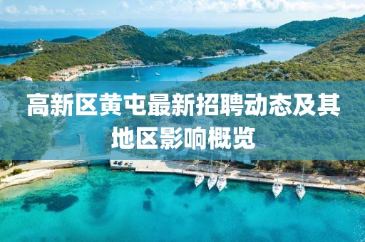 高新區(qū)黃屯最新招聘動(dòng)態(tài)及其地區(qū)影響概覽