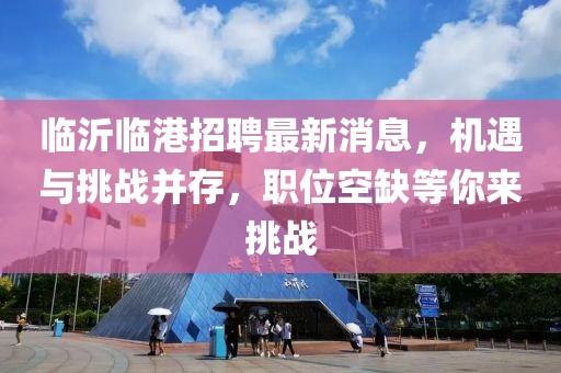 臨沂臨港招聘最新消息，機(jī)遇與挑戰(zhàn)并存，職位空缺等你來挑戰(zhàn)