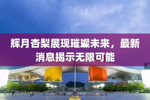 輝月杏梨展現(xiàn)璀璨未來，最新消息揭示無限可能