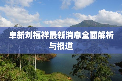 阜新劉福祥最新消息全面解析與報(bào)道