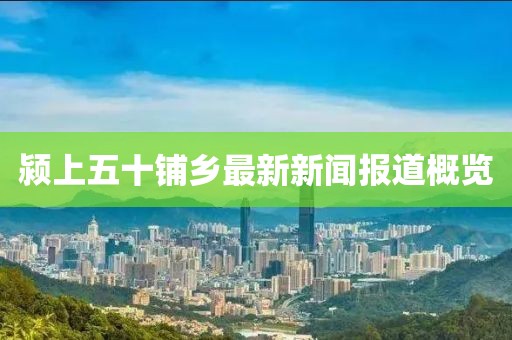 潁上五十鋪鄉(xiāng)最新新聞報(bào)道概覽