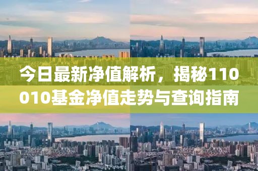 今日最新凈值解析，揭秘110010基金凈值走勢(shì)與查詢指南