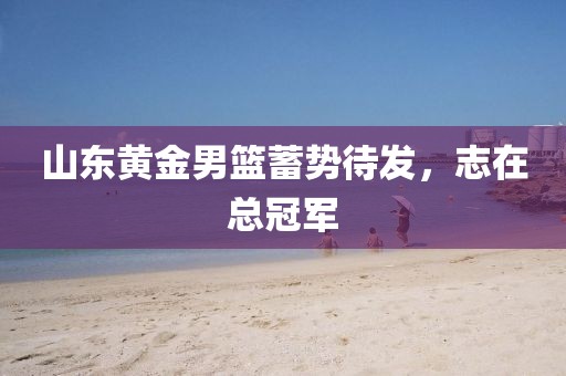 山東黃金男籃蓄勢待發(fā)，志在總冠軍