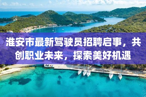 淮安市最新駕駛員招聘啟事，共創(chuàng)職業(yè)未來，探索美好機(jī)遇