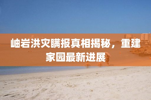 岫巖洪災瞞報真相揭秘，重建家園最新進展