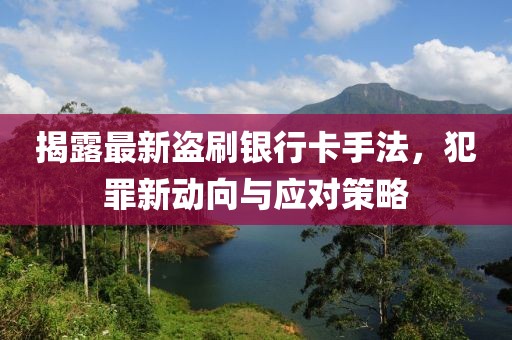 揭露最新盜刷銀行卡手法，犯罪新動向與應(yīng)對策略