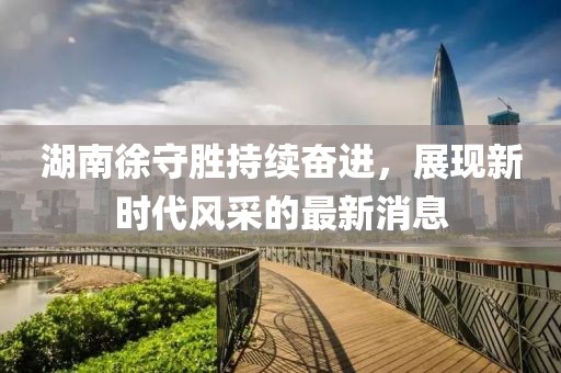 湖南徐守勝持續(xù)奮進(jìn)，展現(xiàn)新時代風(fēng)采的最新消息