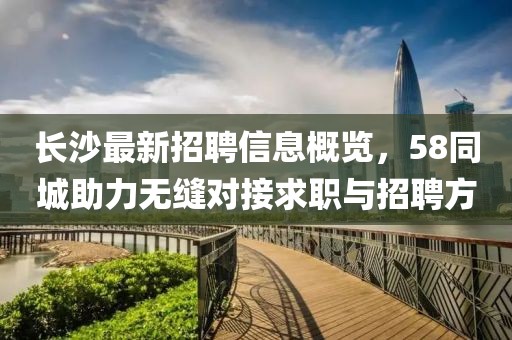 長沙最新招聘信息概覽，58同城助力無縫對接求職與招聘方