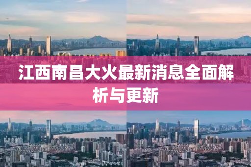 江西南昌大火最新消息全面解析與更新