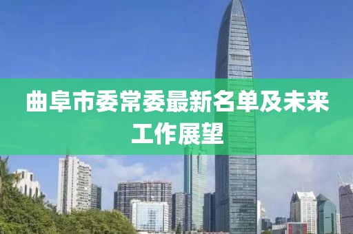 曲阜市委常委最新名單及未來工作展望