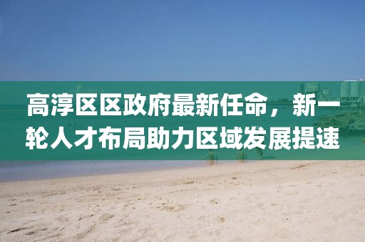 高淳區(qū)區(qū)政府最新任命，新一輪人才布局助力區(qū)域發(fā)展提速