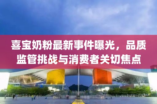 喜寶奶粉最新事件曝光，品質(zhì)監(jiān)管挑戰(zhàn)與消費(fèi)者關(guān)切焦點(diǎn)