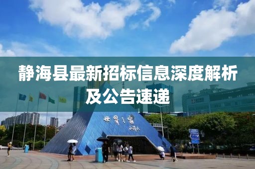 靜?？h最新招標信息深度解析及公告速遞