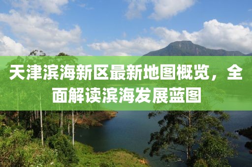 天津濱海新區(qū)最新地圖概覽，全面解讀濱海發(fā)展藍圖