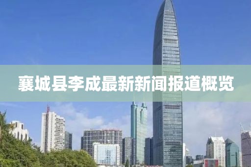 襄城縣李成最新新聞報道概覽