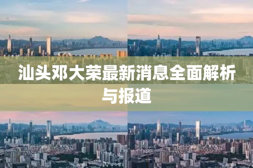 汕頭鄧大榮最新消息全面解析與報道