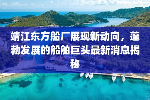 靖江東方船廠展現(xiàn)新動(dòng)向，蓬勃發(fā)展的船舶巨頭最新消息揭秘