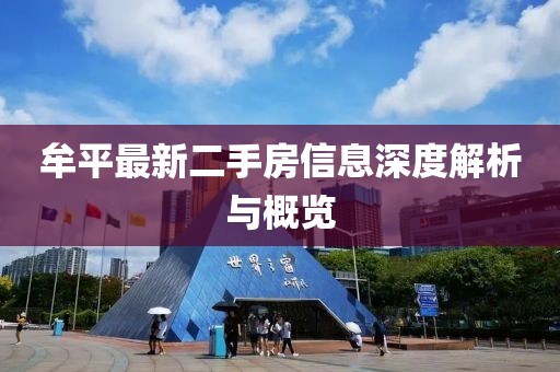 牟平最新二手房信息深度解析與概覽