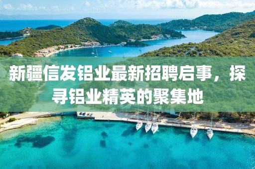 新疆信發(fā)鋁業(yè)最新招聘啟事，探尋鋁業(yè)精英的聚集地
