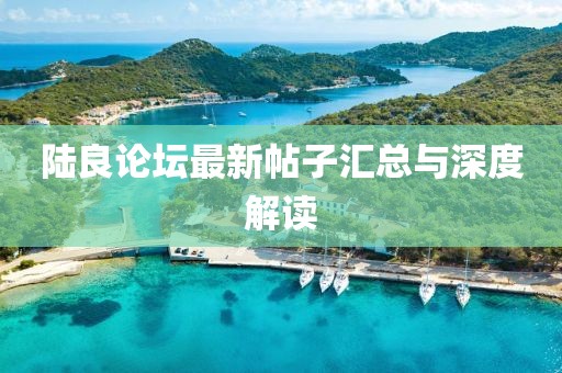 陸良論壇最新帖子匯總與深度解讀