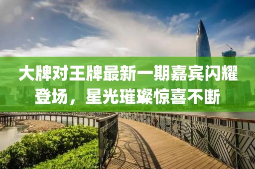 大牌對(duì)王牌最新一期嘉賓閃耀登場(chǎng)，星光璀璨驚喜不斷