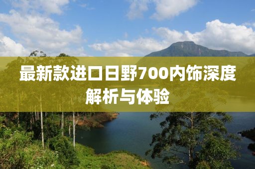 最新款進(jìn)口日野700內(nèi)飾深度解析與體驗
