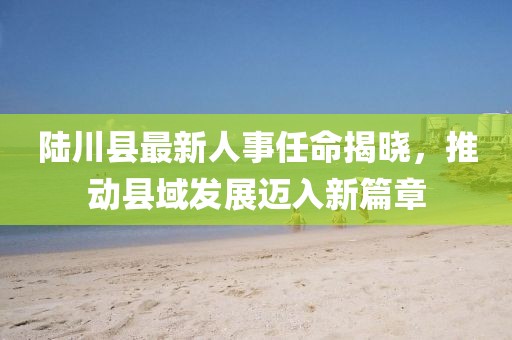 陸川縣最新人事任命揭曉，推動縣域發(fā)展邁入新篇章