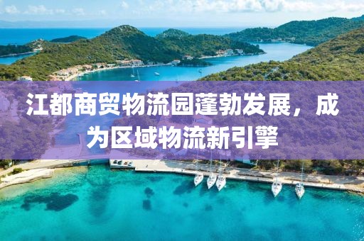 江都商貿(mào)物流園蓬勃發(fā)展，成為區(qū)域物流新引擎