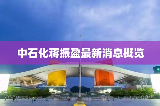 中石化蔣振盈最新消息概覽