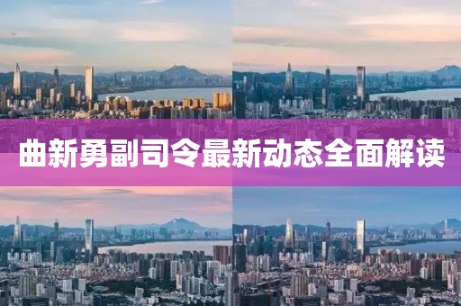曲新勇副司令最新動(dòng)態(tài)全面解讀