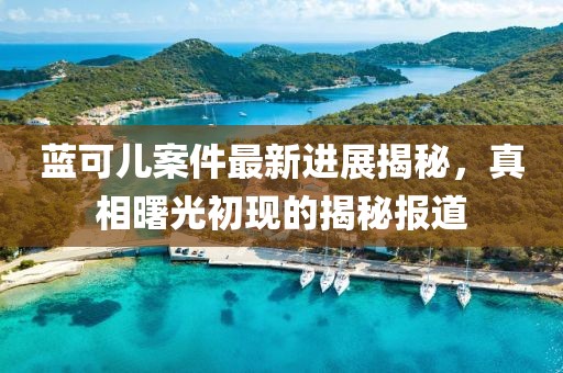藍可兒案件最新進展揭秘，真相曙光初現(xiàn)的揭秘報道
