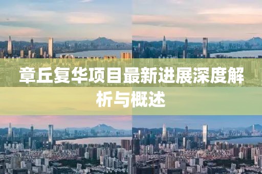 章丘復(fù)華項(xiàng)目最新進(jìn)展深度解析與概述