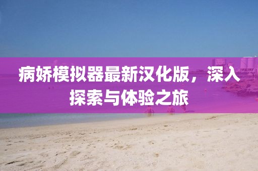病嬌模擬器最新漢化版，深入探索與體驗(yàn)之旅