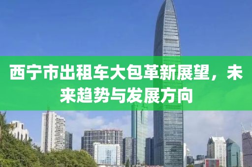 西寧市出租車大包革新展望，未來趨勢與發(fā)展方向