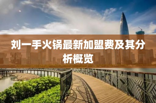 劉一手火鍋最新加盟費及其分析概覽
