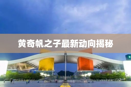 黃奇帆之子最新動(dòng)向揭秘