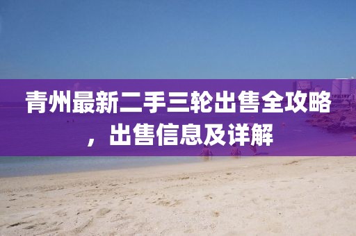 青州最新二手三輪出售全攻略，出售信息及詳解