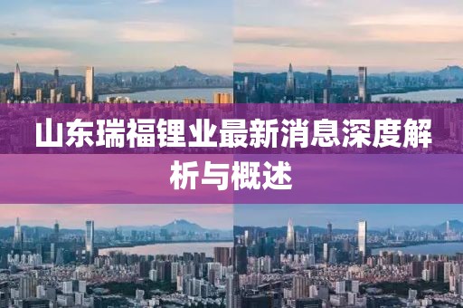 山東瑞福鋰業(yè)最新消息深度解析與概述