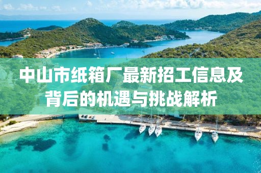 中山市紙箱廠最新招工信息及背后的機(jī)遇與挑戰(zhàn)解析