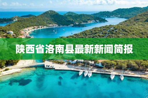 陜西省洛南縣最新新聞簡(jiǎn)報(bào)