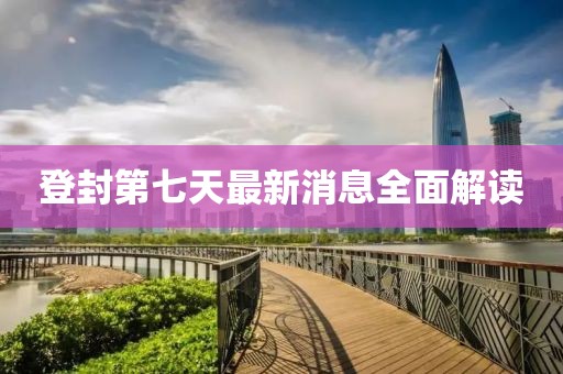 登封第七天最新消息全面解讀