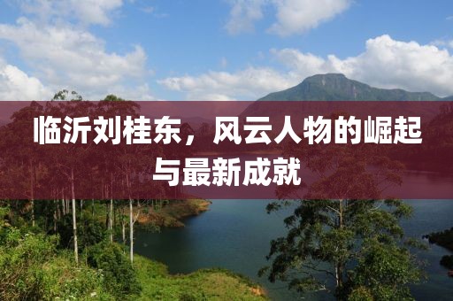 臨沂劉桂東，風(fēng)云人物的崛起與最新成就