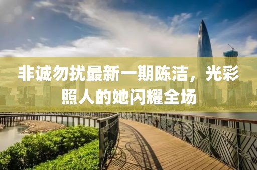 非誠(chéng)勿擾最新一期陳潔，光彩照人的她閃耀全場(chǎng)
