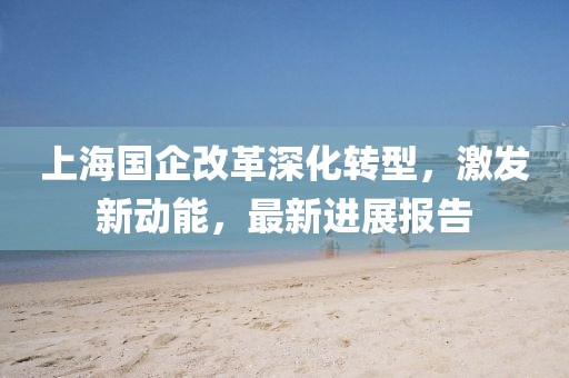 上海國(guó)企改革深化轉(zhuǎn)型，激發(fā)新動(dòng)能，最新進(jìn)展報(bào)告