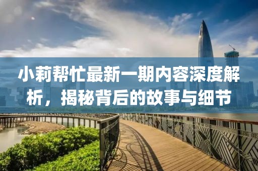 小莉幫忙最新一期內(nèi)容深度解析，揭秘背后的故事與細(xì)節(jié)
