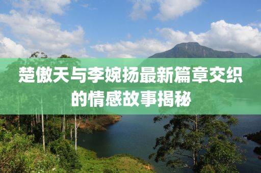楚傲天與李婉揚(yáng)最新篇章交織的情感故事揭秘
